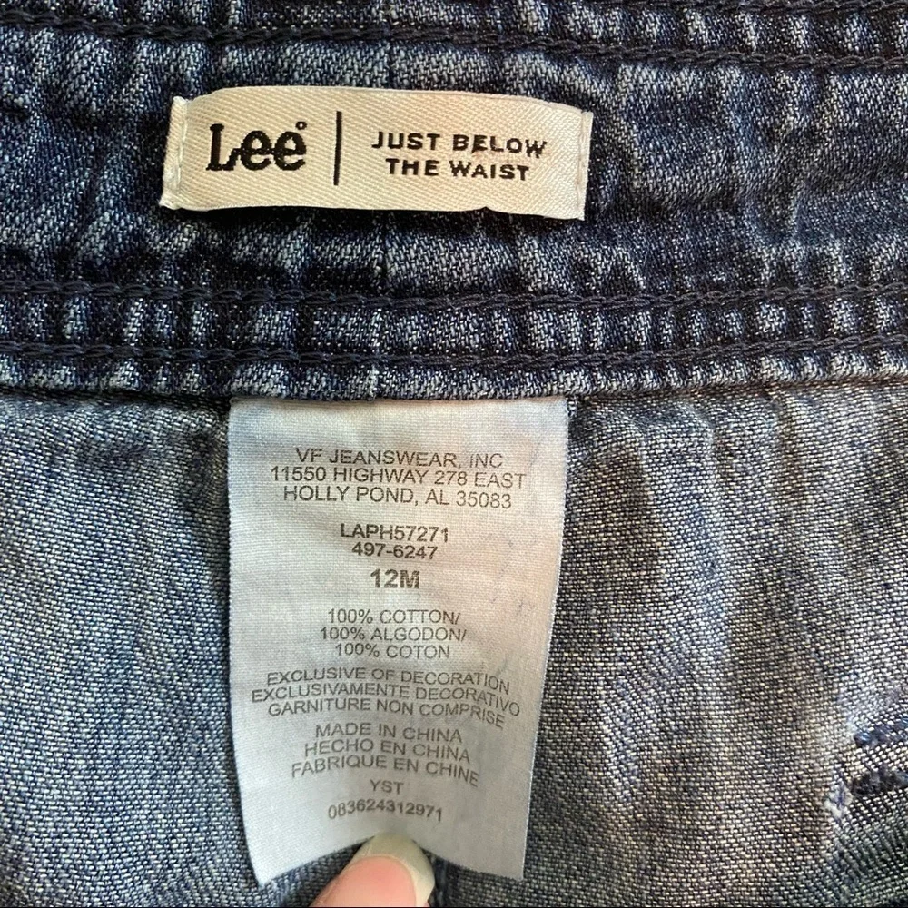LEE Vintage Y2K Mom Carpenter 100% Cotton Jean Shorts 12